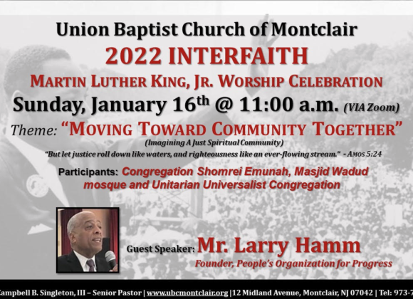 2022 Interfaith Martin Luther King, Jr. Worship Celebration